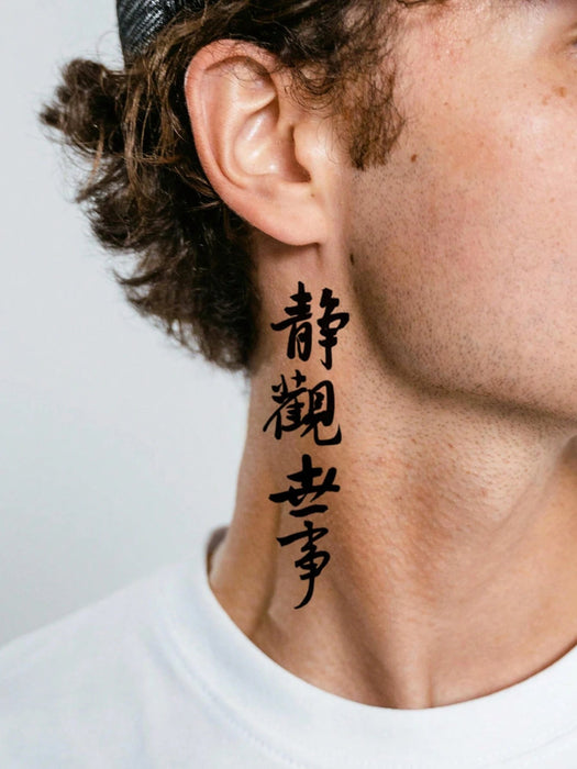 SHEIN Kits de pegatinas de tatuajes, 4 hojas de tatuajes temporales - Quierox - Tienda Online