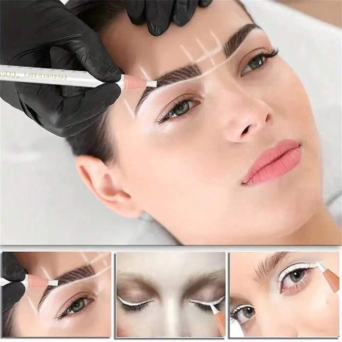 SHEIN Lápiz de cejas blanco para microblading, resistente al agua - Quierox - Tienda Online