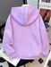 SHEIN Leap Crew Sudadera con capucha, casual y holgado, con estampado - Quierox - Tienda Online