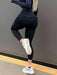 Shein Leggings deportivos estilo años 20 con cintura alta elástica, bolsillo con solapa - Quierox - Tienda Online