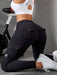 Shein Leggings deportivos estilo años 20 con cintura alta elástica, bolsillo con solapa - Quierox - Tienda Online