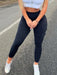 Shein Leggings deportivos estilo años 20 con cintura alta elástica, bolsillo con solapa - Quierox - Tienda Online