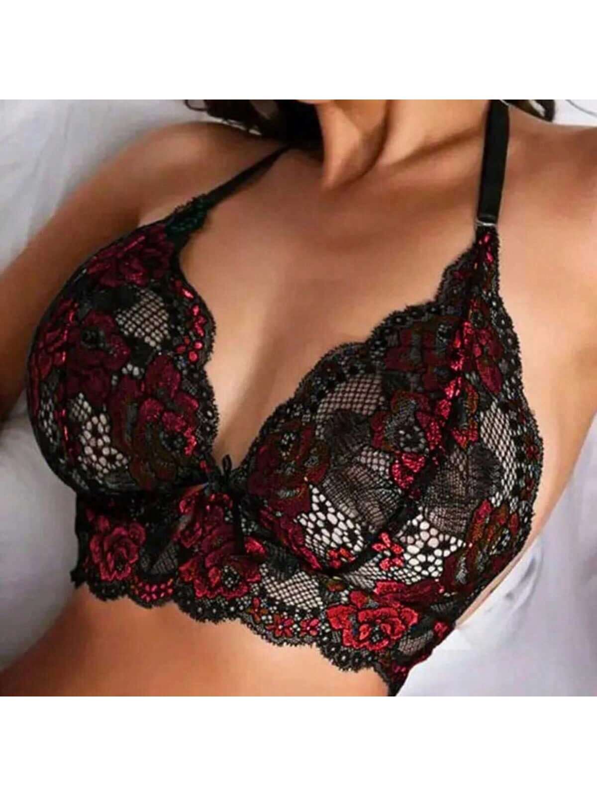 Shein Lencería sexy de encaje para mujer — Quierox Tienda Online