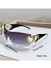 Shein Lentes sin marco gafas de sol moda con doble forma de corazón - Quierox - Tienda Online