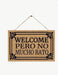 SHEIN Letreros Para El Hogar dice "BIENVENIDO PERO NO MUCHO RATO" - Quierox - Tienda Online