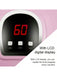 Shein LIMEGIRL 1PC Lámpara de uñas LED UV Lámpara de 18 LED - Quierox - Tienda Online