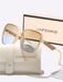 SHEIN LINFEMAND Gafas con Lentes Degradadas Poligonales - Quierox - Tienda Online