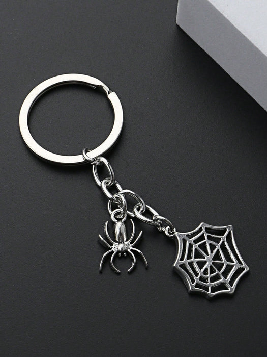 SHEIN Llavero de araña y telaraña con estilo minimalista y cool - Quierox - Tienda Online