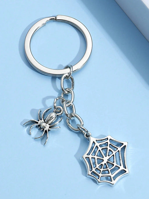 SHEIN Llavero de araña y telaraña con estilo minimalista y cool - Quierox - Tienda Online