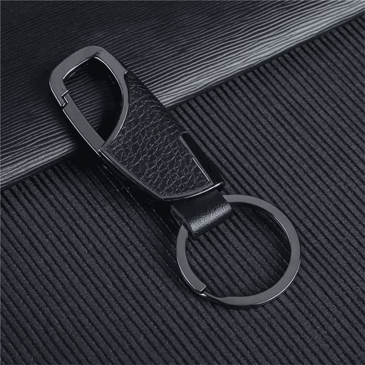 Shein Llavero de cuero de lujo para hombre con cierre negro - Quierox - Tienda Online