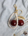 SHEIN Llavero elegante con forma de cereza y colgante de resina brillante (1 unidad) - Quierox - Tienda Online