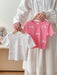 SHEIN LMoss Kids LMoss Conjunto de 2 piezas para niña Camiseta casual ajustada - Quierox - Tienda Online