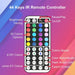 Shein Luces de tira LED USB con control remoto de 44 teclas y control de aplicación 15m/50ft - Quierox - Tienda Online