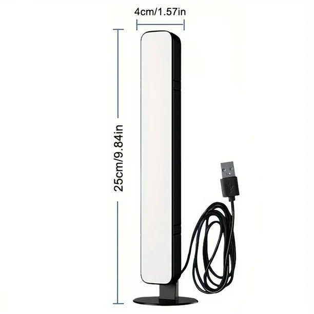 Shein Luces Led Panel Multicolor Control Usb Vertical Horizontal Negro Multicolor - Quierox - Tienda Online