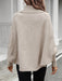 SHEIN LUNE Jersey holgado informal de mujer con cuello alto con botones decorativos - Quierox - Tienda Online