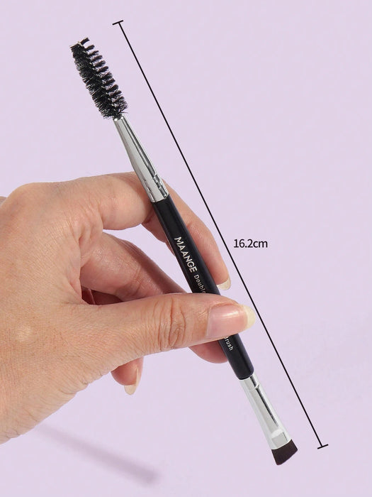Shein MAANGE 3 piezas Set de cepillos de cejas de doble terminación profesional, herramientas de maquillaje con fibras suaves - Quierox - Tienda Online