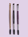 Shein MAANGE 3 piezas Set de cepillos de cejas de doble terminación profesional, herramientas de maquillaje con fibras suaves - Quierox - Tienda Online