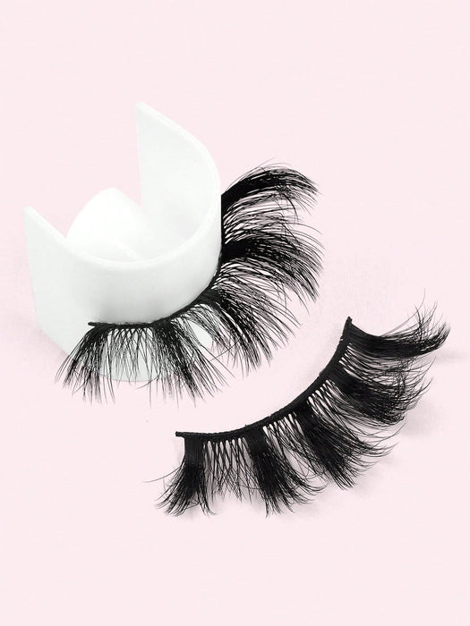 SHEIN MAGEFY 20 pares de pestañas postizas naturales de estilo mixto, pestañas gruesas, rizadas y voluminosas - Quierox - Tienda Online