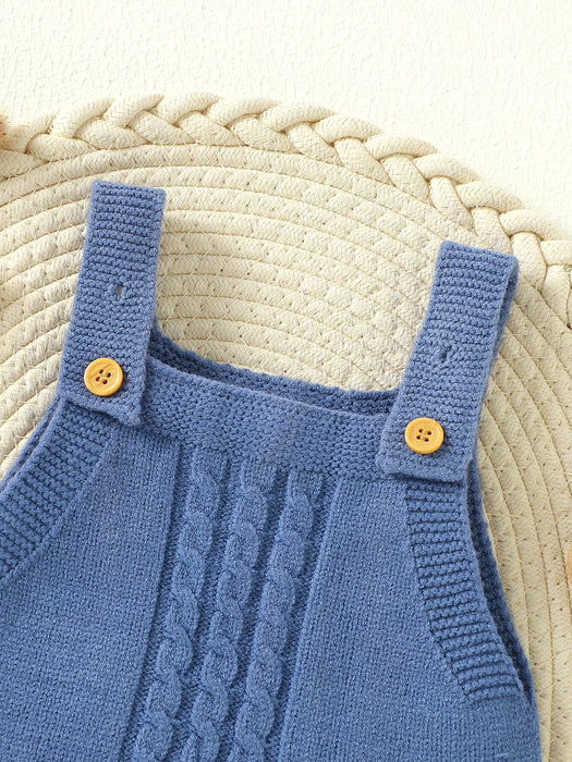 Shein Mameluco de punto de ochos para bebé sin camiseta - Quierox - Tienda Online