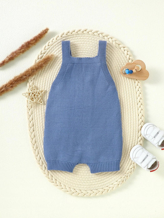 Shein Mameluco de punto de ochos para bebé sin camiseta - Quierox - Tienda Online