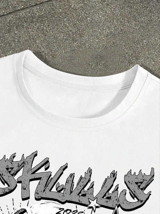 SHEIN Manfinity EMRG Conjunto de camiseta de manga corta de cuello redondo - Quierox - Tienda Online