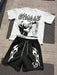 SHEIN Manfinity EMRG Conjunto de camiseta de manga corta de cuello redondo - Quierox - Tienda Online