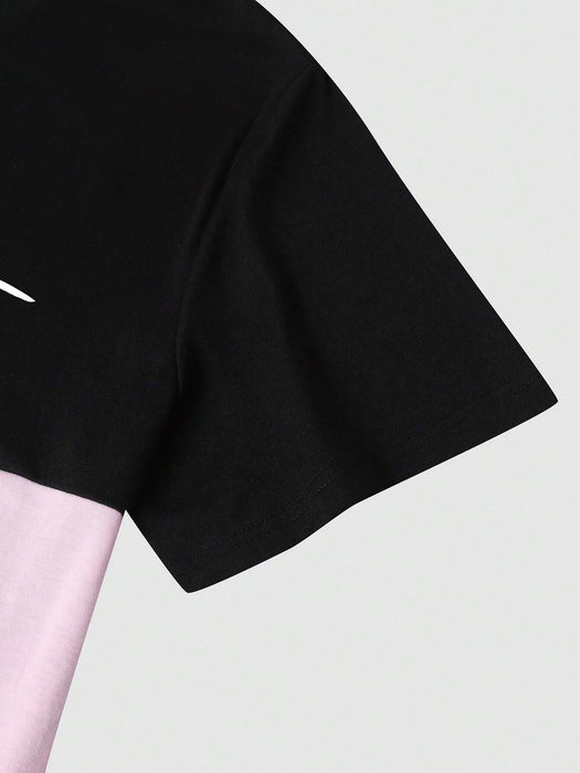 SHEIN Manfinity Homme Camiseta Para Hombre Con Mangas Cortas - Quierox - Tienda Online