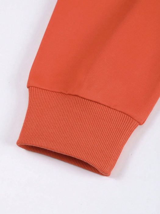 SHEIN Manfinity Homme Hombres Sudadera con estampado de letra de color - Quierox - Tienda Online