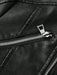 SHEIN Manfinity LEGND Chaqueta de motocicleta de cuero sintético con cremallera - Quierox - Tienda Online