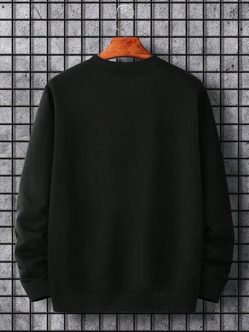 SHEIN Manfinity LEGND Sudadera Gráfica De Eslogan Y Figura Para Hombres - Quierox - Tienda Online