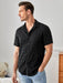 Shein Manfinity RelaxMax Hombres Camisa con botón bajo curvo - Quierox - Tienda Online