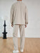SHEIN Manfinity Roghcode Traje casual de chaqueta y pantalones con textura - Quierox - Tienda Online
