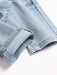 SHEIN Manfinity Roughcore Jeans casuales ajustados con bolsillos desgastados para hombres - Quierox - Tienda Online