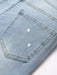 SHEIN Manfinity Roughcore Jeans casuales ajustados con bolsillos desgastados para hombres - Quierox - Tienda Online