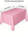 SHEIN Mantel desechable de unicolor de 137x183cm para fiestas de cumpleaños - Quierox - Tienda Online
