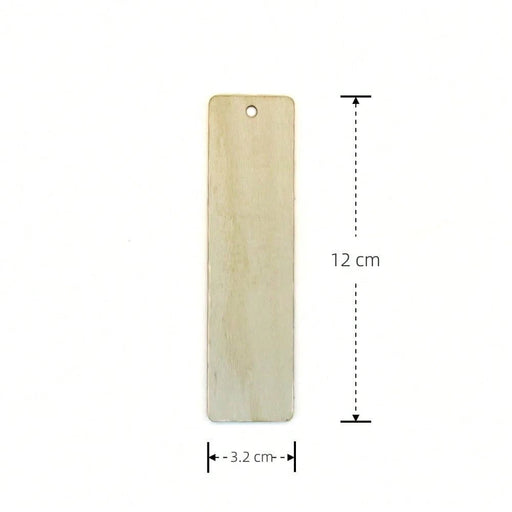 Shein Marcapáginas de madera en blanco (25 marcapáginas + 25 borlas en colores aleatorios) - Quierox - Tienda Online