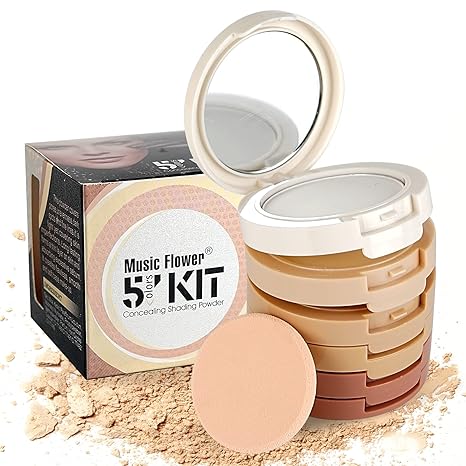SHEIN Meao Multi - capa 5 Color Maquillaje Compacto Maquillaje Contorno - Quierox - Tienda Online