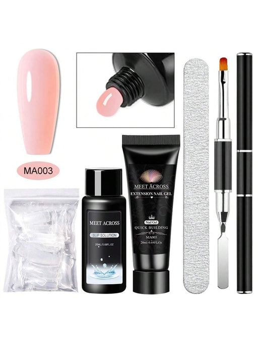 SHEIN MEET ACROSS Kit de extensión de uñas de 5 piezas, gel de extensión - Quierox - Tienda Online