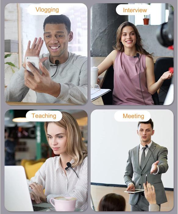 Shein Micrófono de solapa profesional para iPhone, condensador para grabación en teléfono - Quierox - Tienda Online