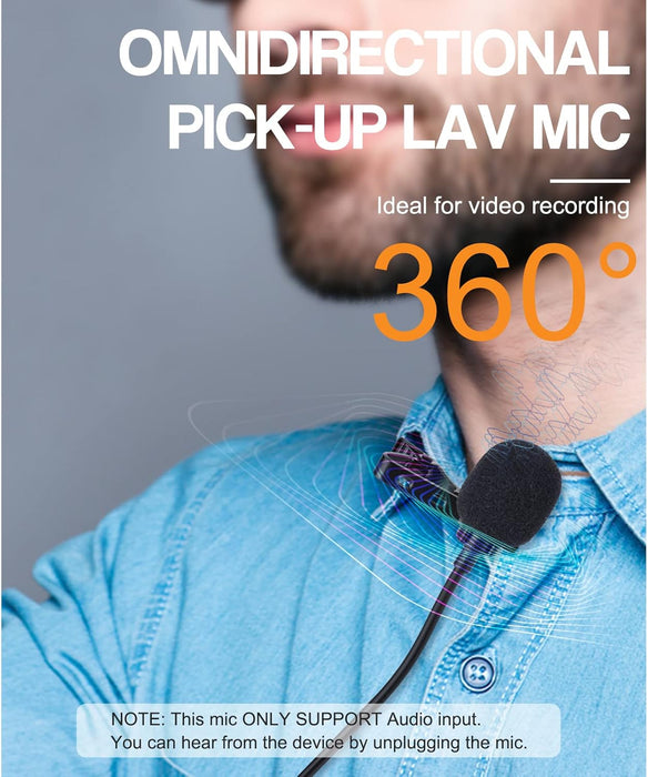 Shein Micrófono de solapa profesional para iPhone, condensador para grabación en teléfono - Quierox - Tienda Online