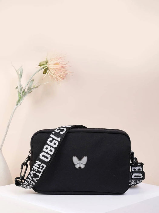 Shein Mini bolsa cuadrada con decoración de mariposas - Quierox - Tienda Online