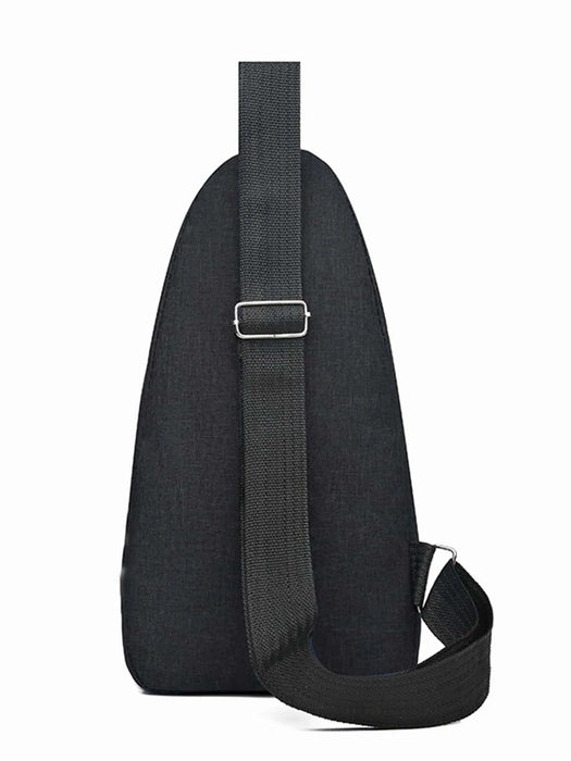 Shein Mini bolso bandolera con decoración de parches de letras para hombre - Quierox - Tienda Online