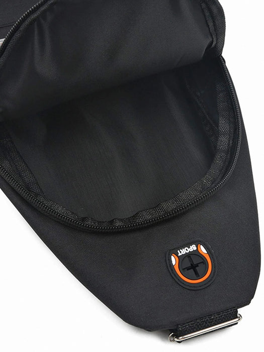 Shein Mini bolso bandolera con decoración de parches de letras para hombre - Quierox - Tienda Online