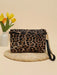 SHEIN Mini bolso de hombro minimalista retro de PU con estampado de leopardo - Quierox - Tienda Online