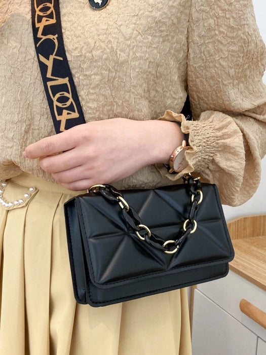 SHEIN Mini Bolso de mano acolchado con diseño minimalista y elegante para mujer - Quierox - Tienda Online