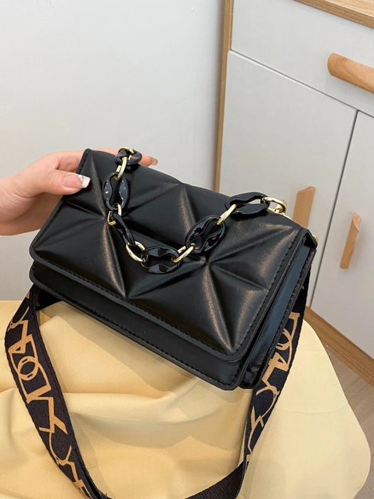 SHEIN Mini Bolso de mano acolchado con diseño minimalista y elegante para mujer - Quierox - Tienda Online