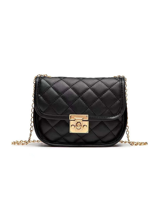 SHEIN Mini bolso de sillín de moda con detalle de costura y solapa, bolso bandolera - Quierox - Tienda Online