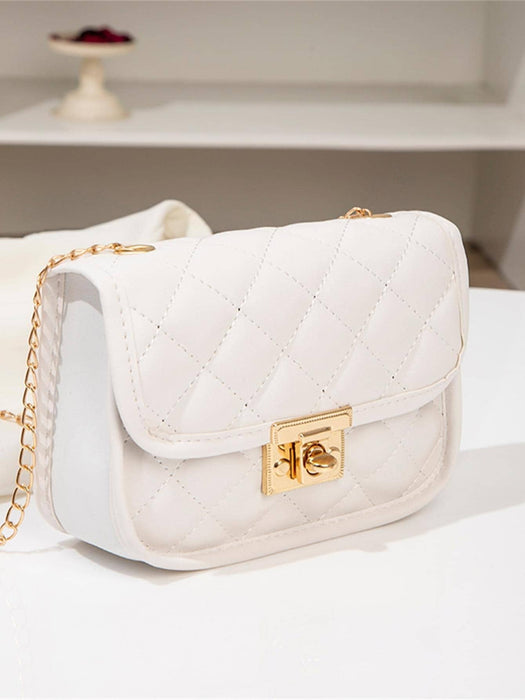 SHEIN Mini bolso de sillín de moda con detalle de costura y solapa, bolso bandolera - Quierox - Tienda Online