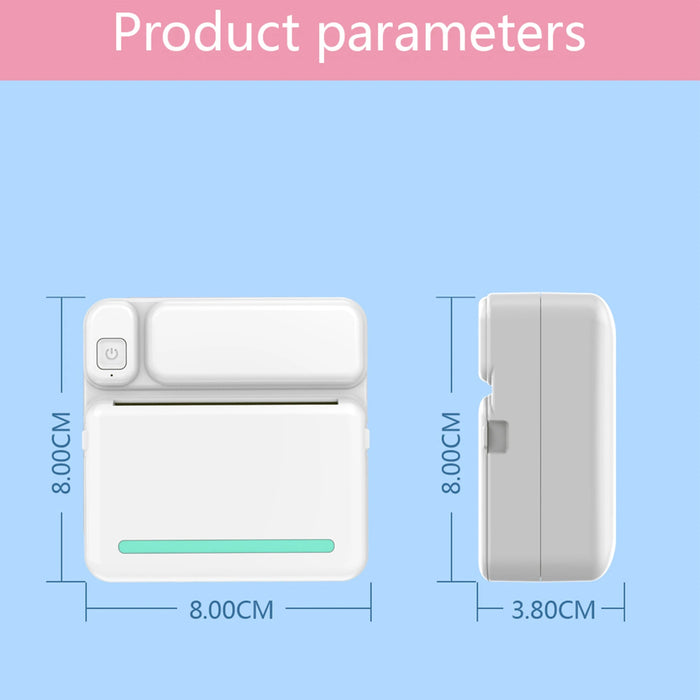 Shein Mini impresora térmica inalámbrica Bluetooth compatible con iOS y Android - Quierox - Tienda Online