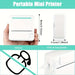 Shein Mini impresora térmica inalámbrica Bluetooth compatible con iOS y Android - Quierox - Tienda Online